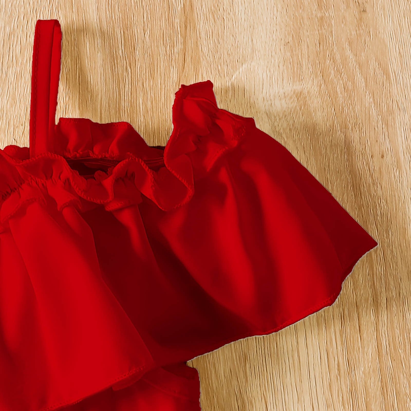 Fesfesfes Toddler Girl's Outfits Mock Neck Long Sleeve Tee and Button Front Overall Dress Set