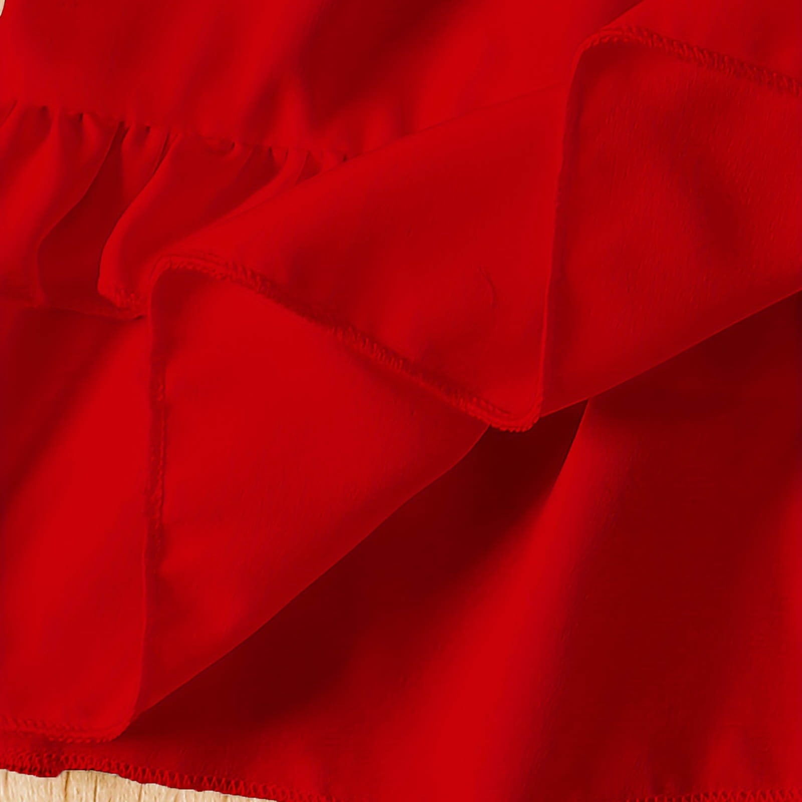 Fesfesfes Toddler Girl's Outfits Mock Neck Long Sleeve Tee and Button Front Overall Dress Set