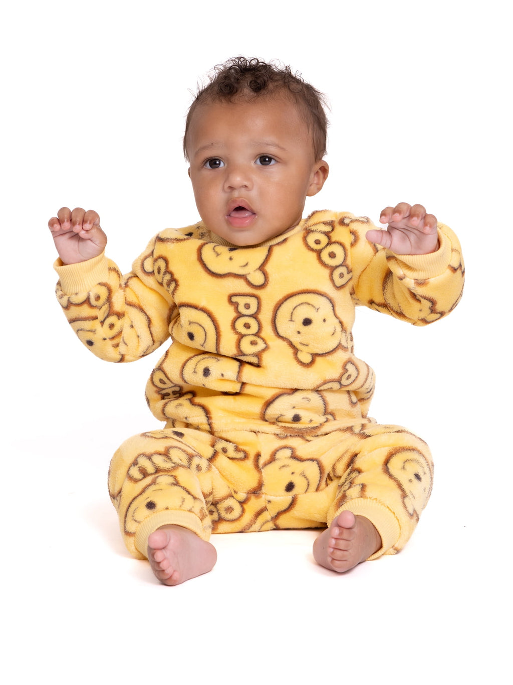 Baby Character Printed Plush Set, 2 Piece, Sizes 0-24 Months
