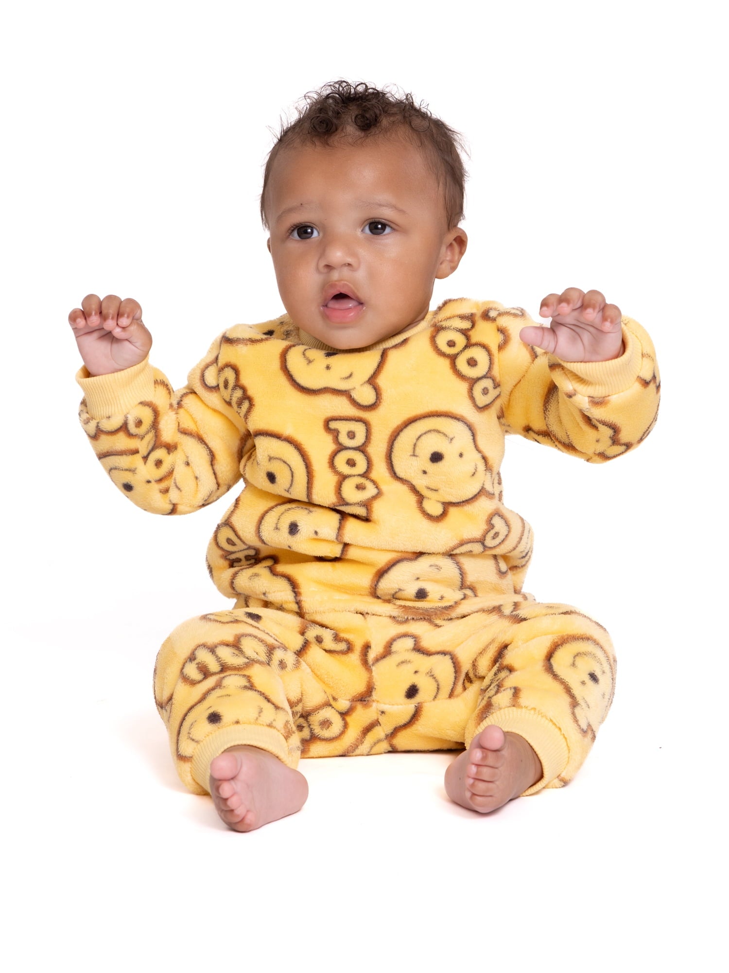 Baby Character Printed Plush Set, 2 Piece, Sizes 0-24 Months