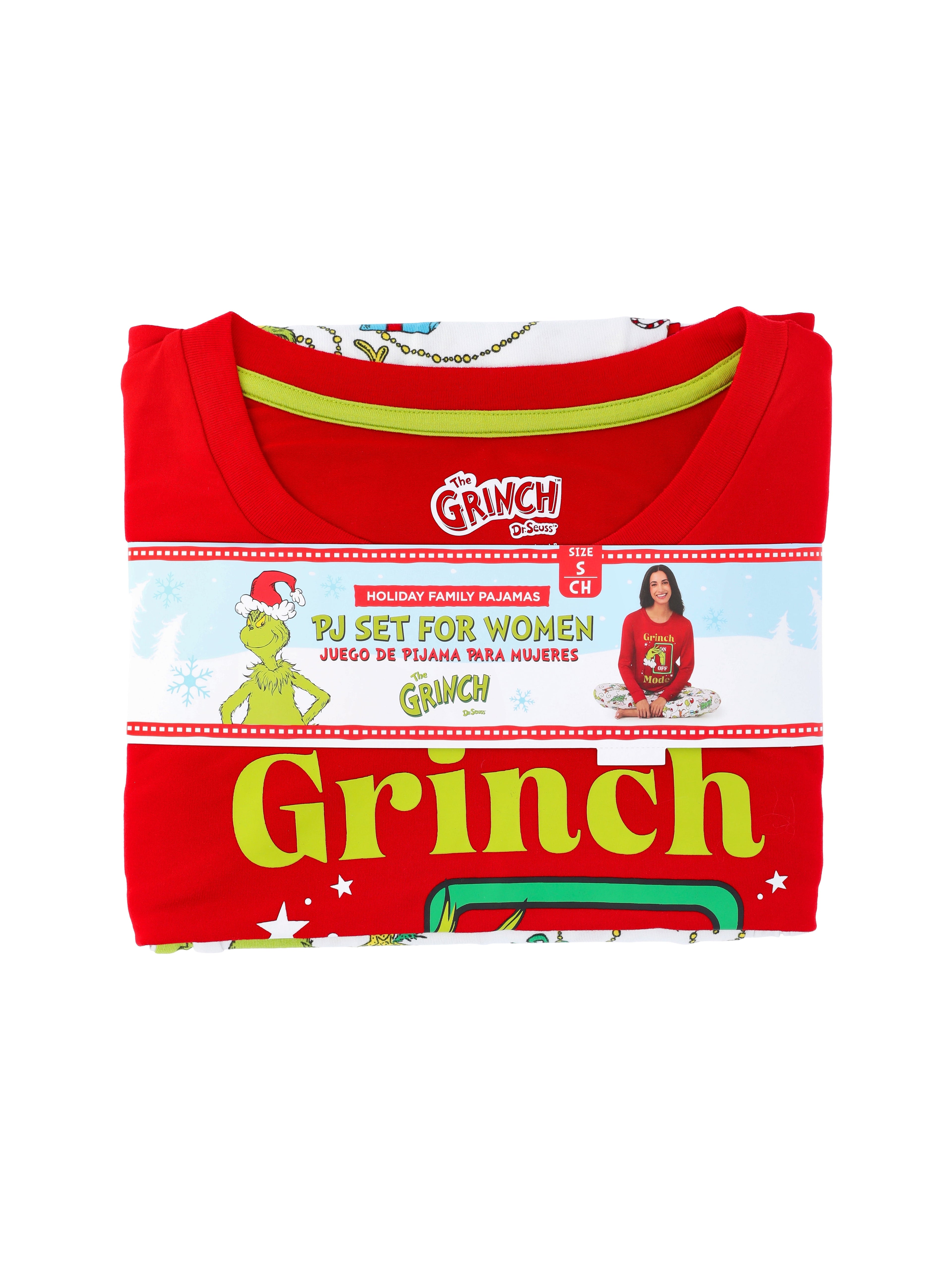 Dr. Seuss Grinch Pets Matching Family Pajamas, 1-Piece, Sizes XS-2XL