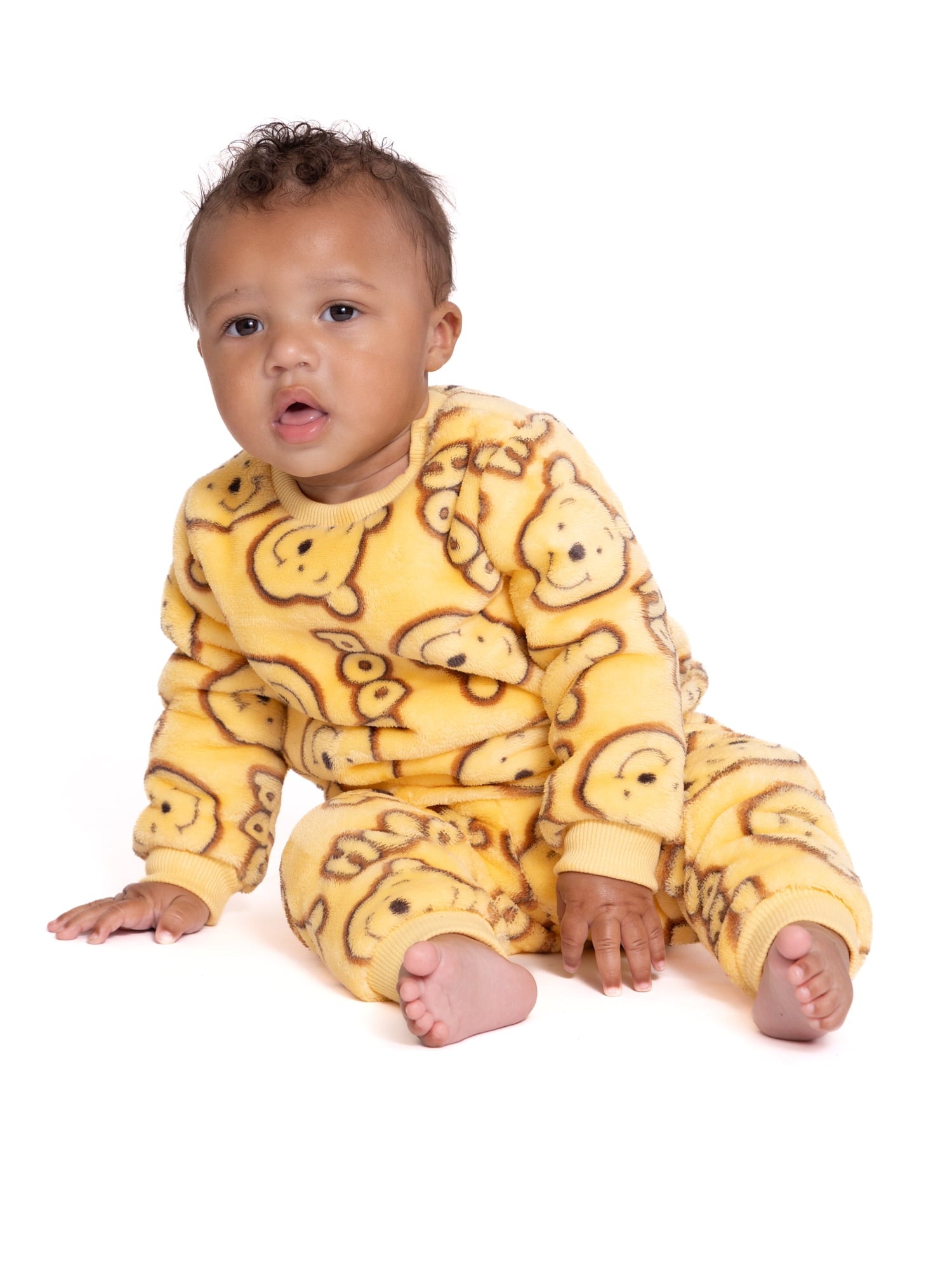 Baby Character Printed Plush Set, 2 Piece, Sizes 0-24 Months