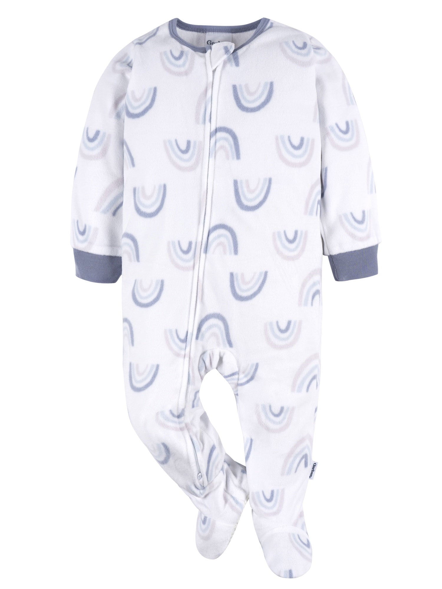 Gerber Baby and Toddler Neutral Microfleece Blanket Sleeper Pajamas, 3-Pack, Sizes 0/3M-5T