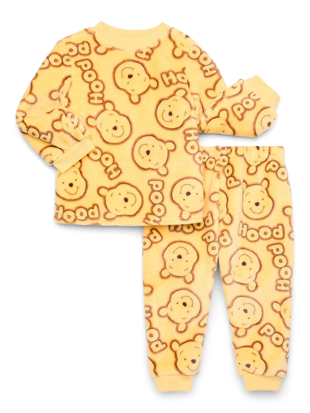 Baby Character Printed Plush Set, 2 Piece, Sizes 0-24 Months