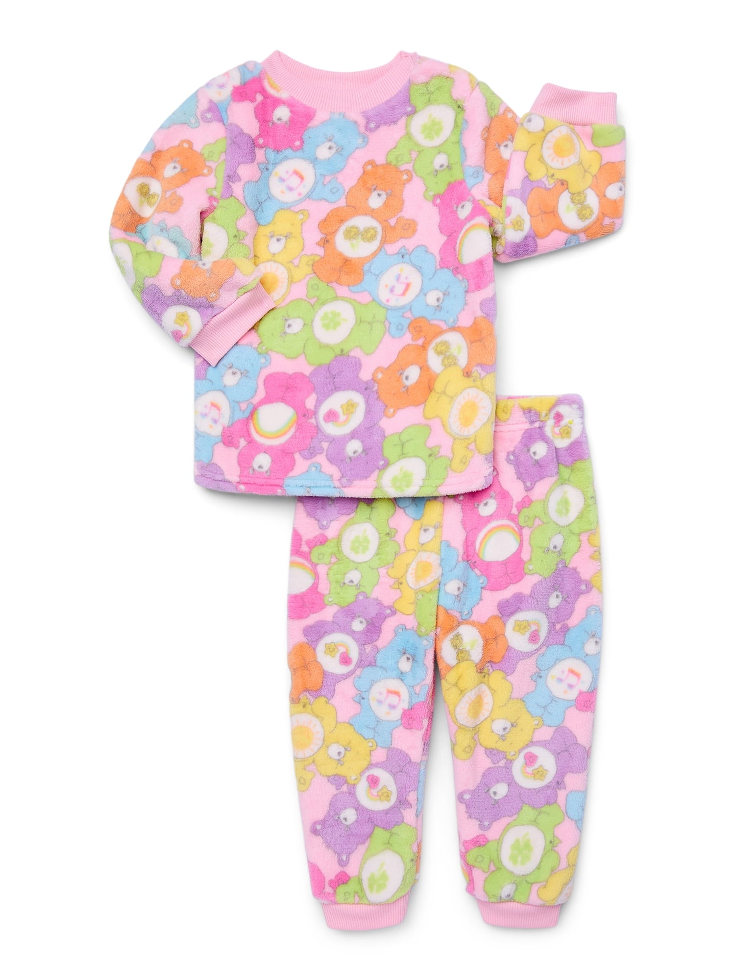 Baby Character Printed Plush Set, 2 Piece, Sizes 0-24 Months