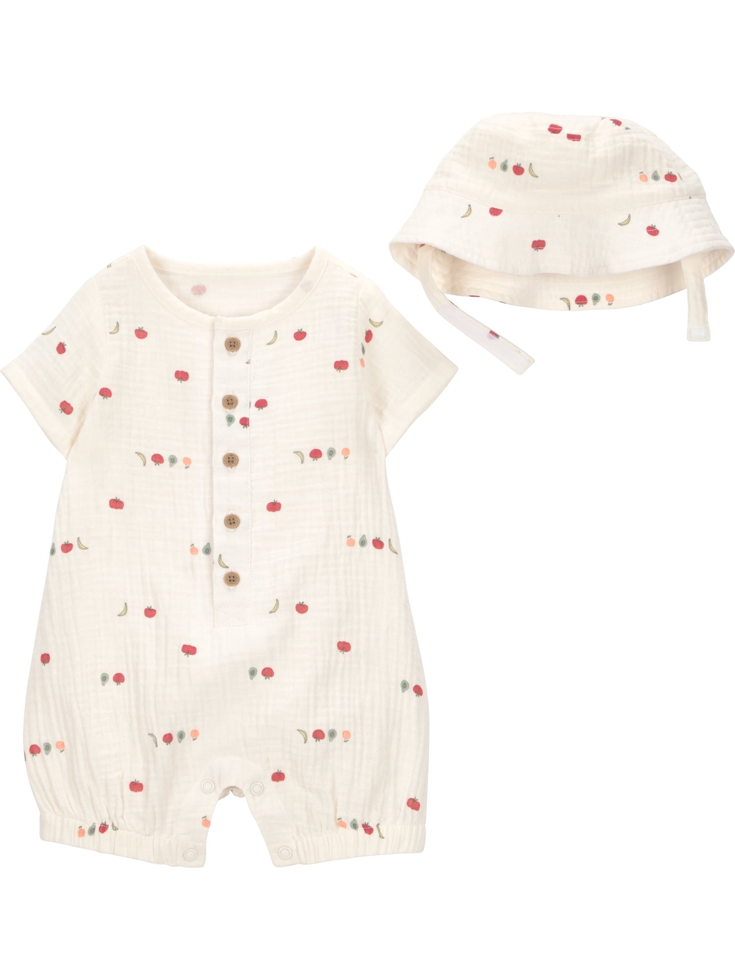 Carter's Child of Mine Baby Boy Romper Set, 2-Piece, Sizes 0/3-24 Months
