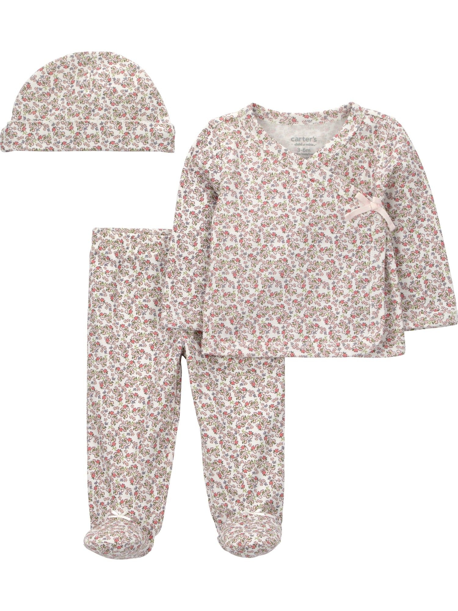 Carter's Child of Mine Baby Layette Outfit Set, 3-Piece, Sizes Preemie-6/9 Months