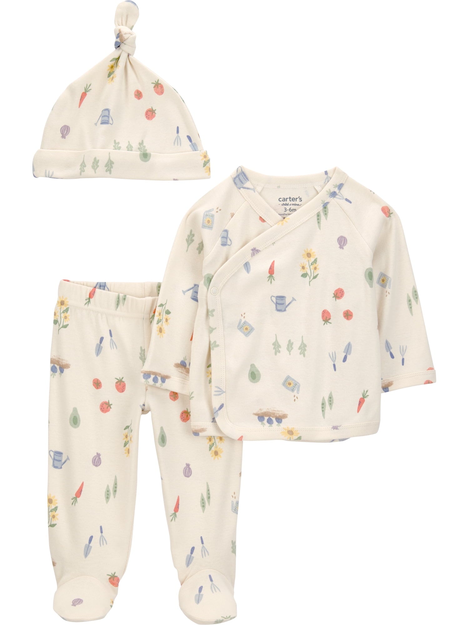 Carter's Child of Mine Baby Layette Outfit Set, 3-Piece, Sizes Preemie-6/9 Months