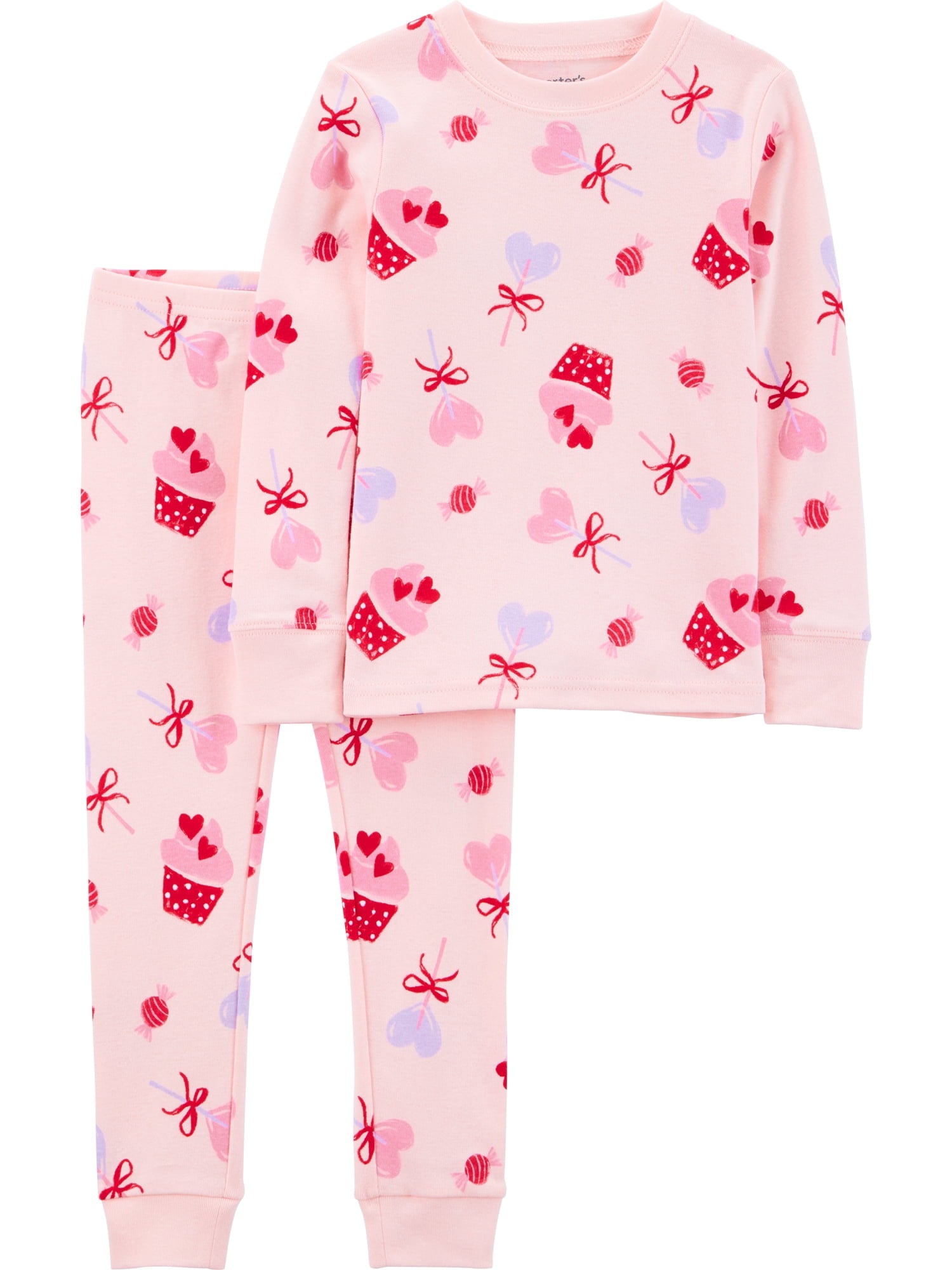 Carter's Child of Mine Toddler Valentine's Pajama Set, 2-Piece, Sizes 12M-5T