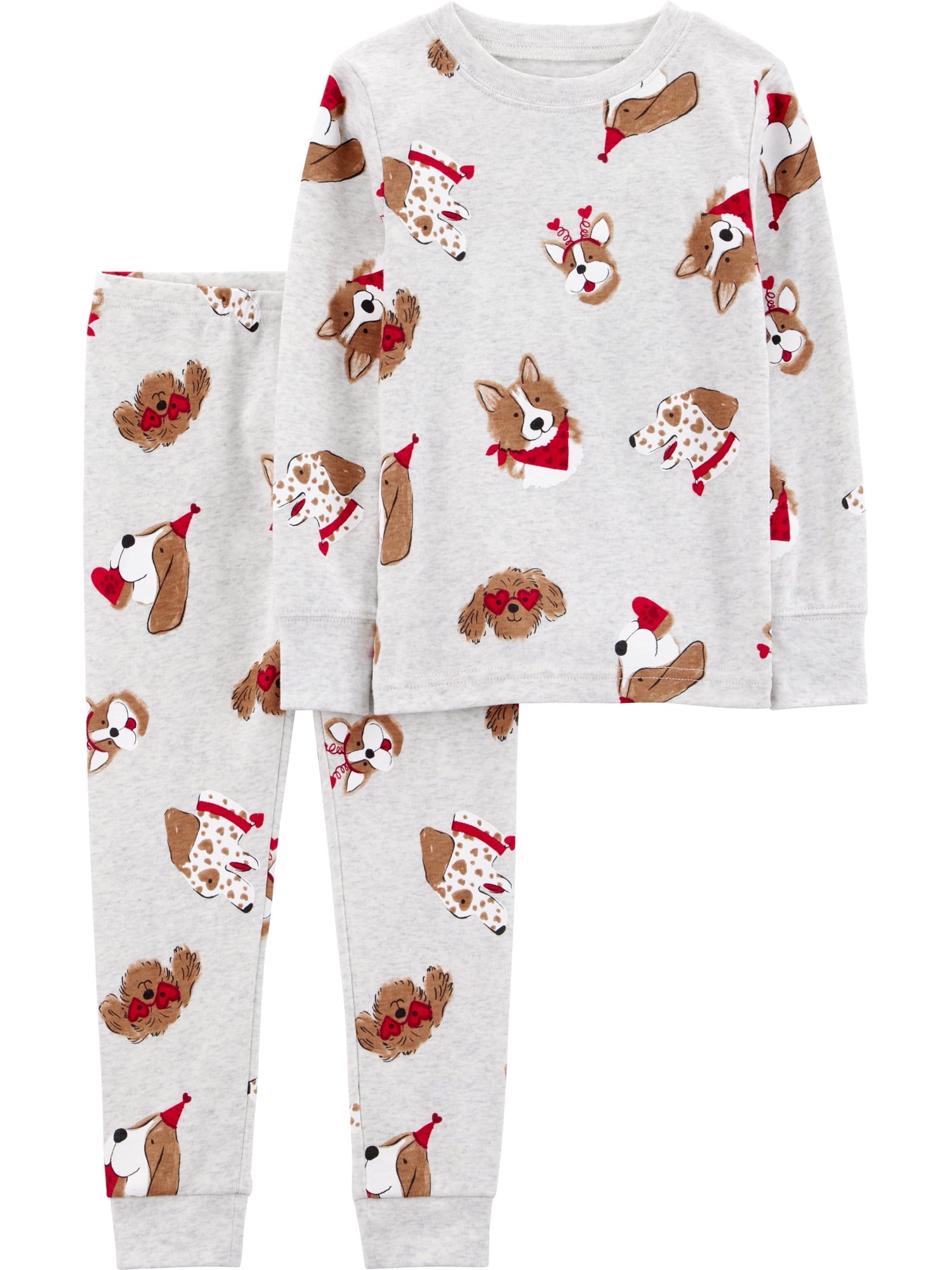 Carter's Child of Mine Toddler Valentine's Pajama Set, 2-Piece, Sizes 12M-5T