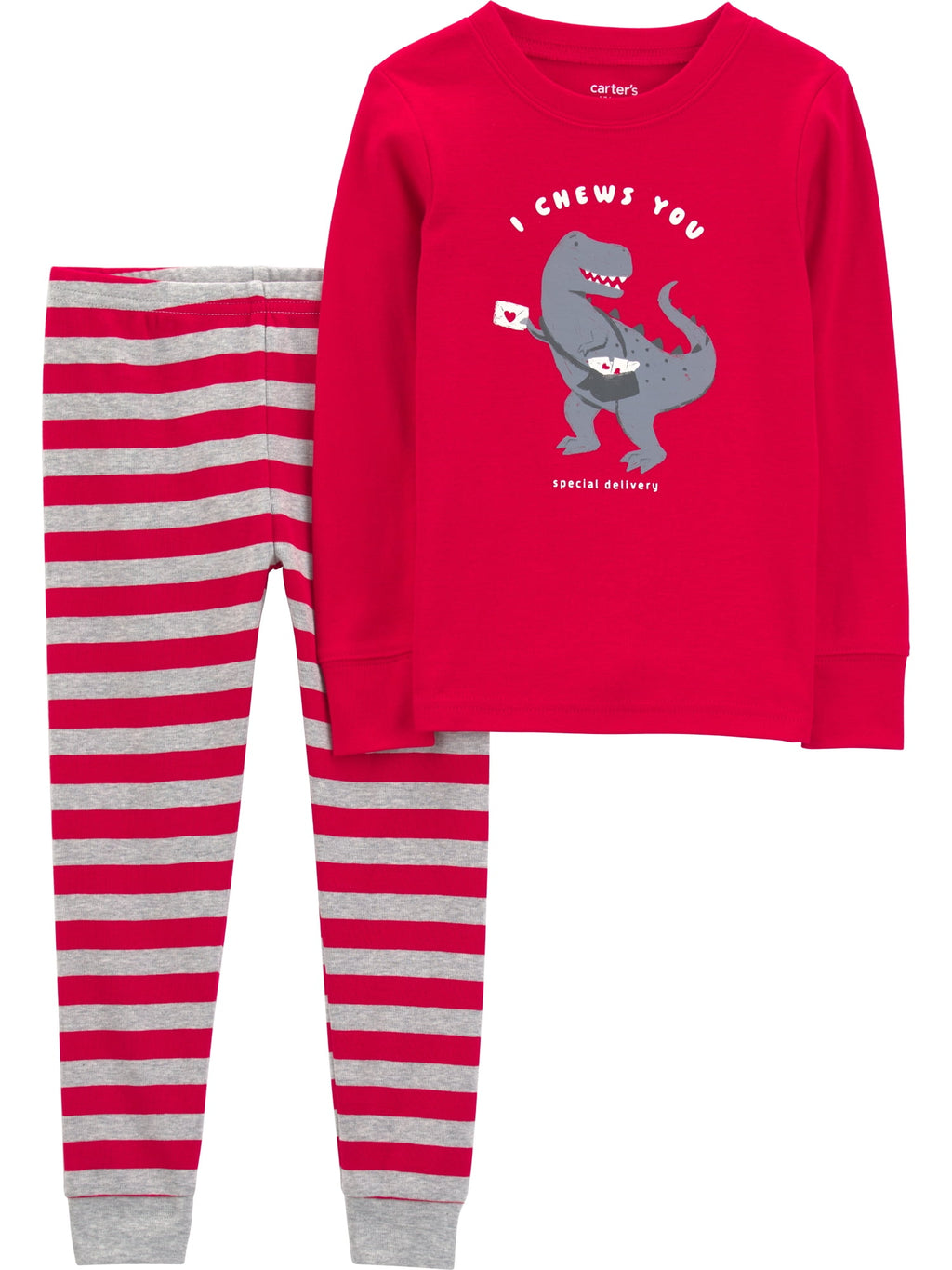 Carter's Child of Mine Toddler Valentine's Pajama Set, 2-Piece, Sizes 12M-5T