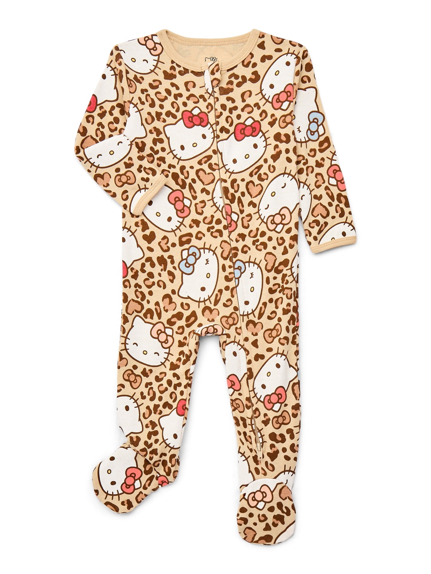 Elmo Baby Boys or Girls Two-Way Zip Front Footed Pajama One-Piece, Sizes 0-6/9M