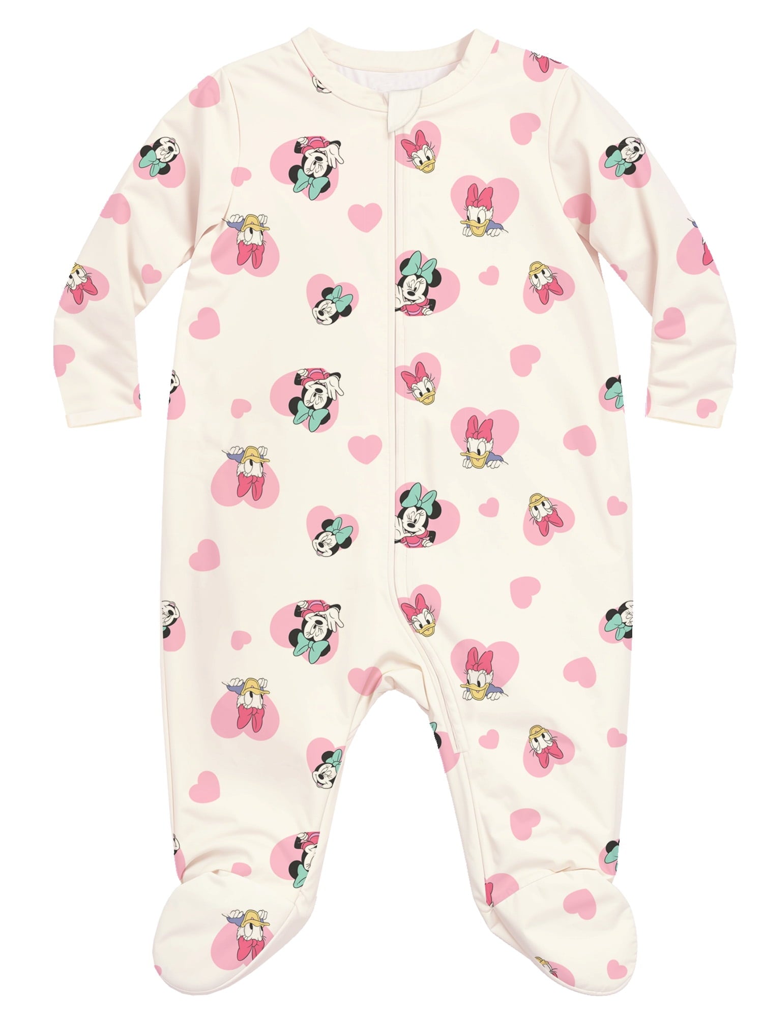 Elmo Baby Boys or Girls Two-Way Zip Front Footed Pajama One-Piece, Sizes 0-6/9M