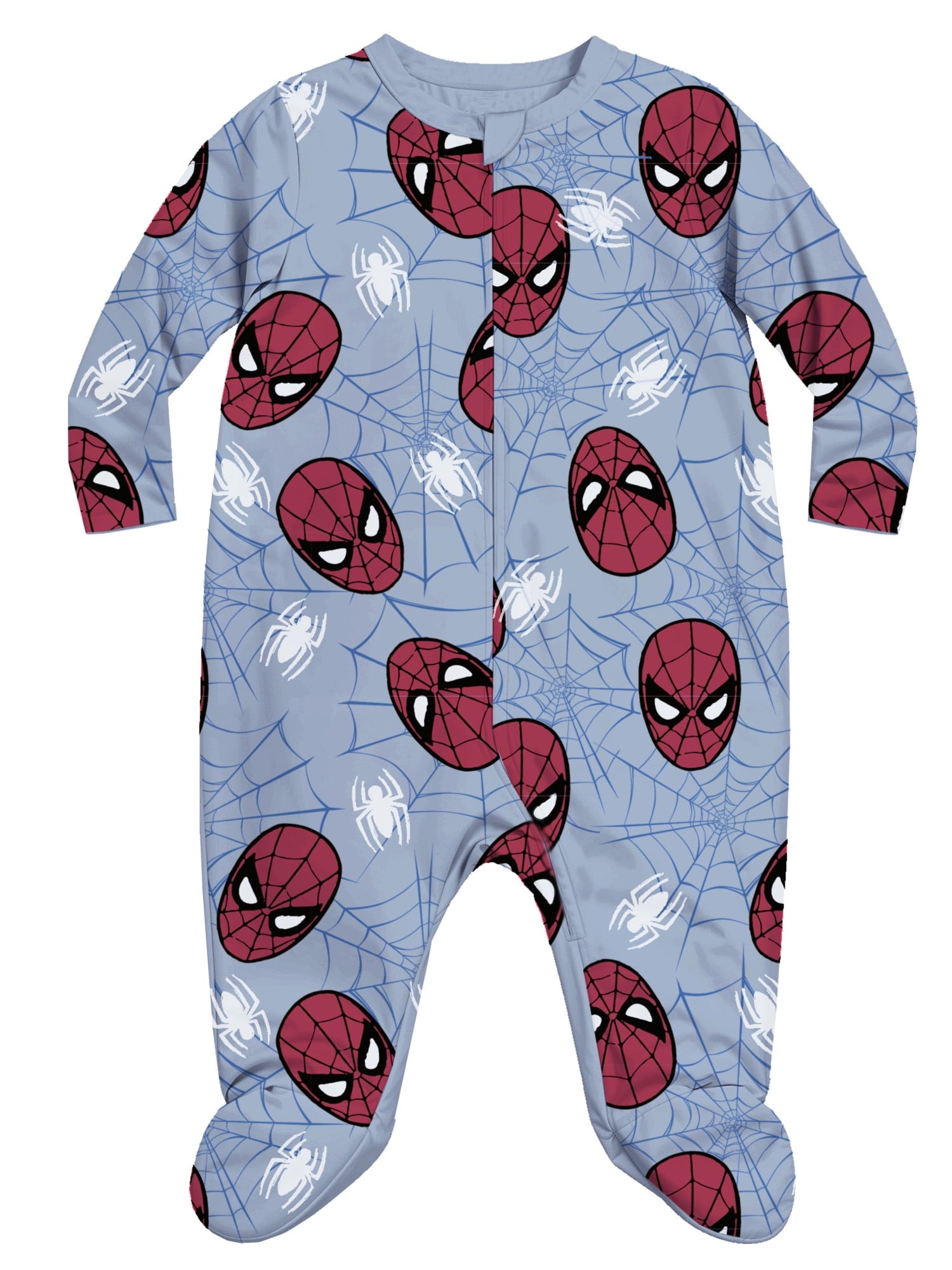 Elmo Baby Boys or Girls Two-Way Zip Front Footed Pajama One-Piece, Sizes 0-6/9M