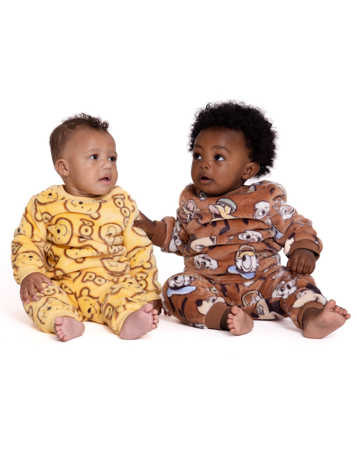 Baby Character Printed Plush Set, 2 Piece, Sizes 0-24 Months