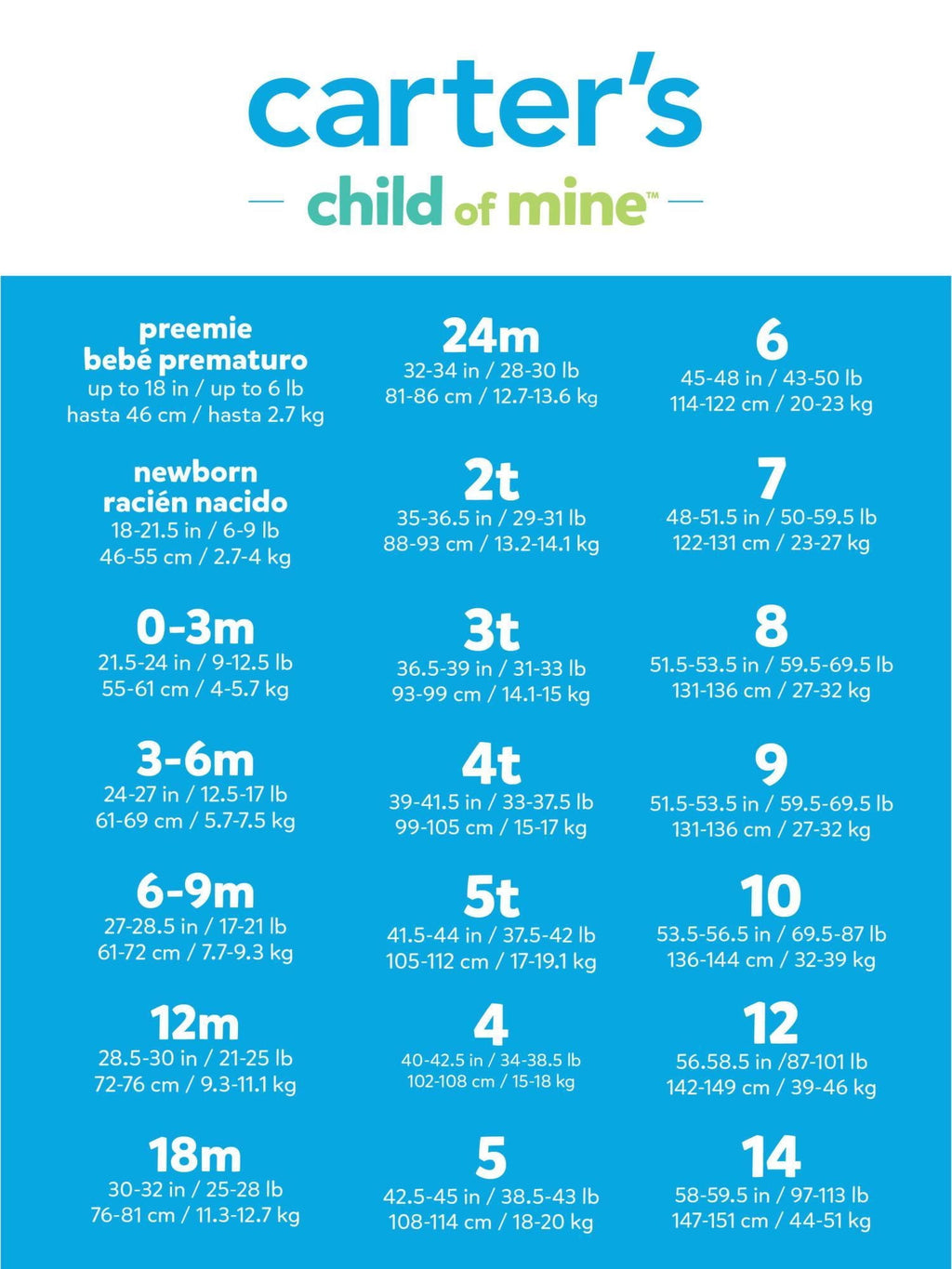 Carter's Child of Mine Baby Girl Dress, One-Piece, Sizes 0/3-24 Months